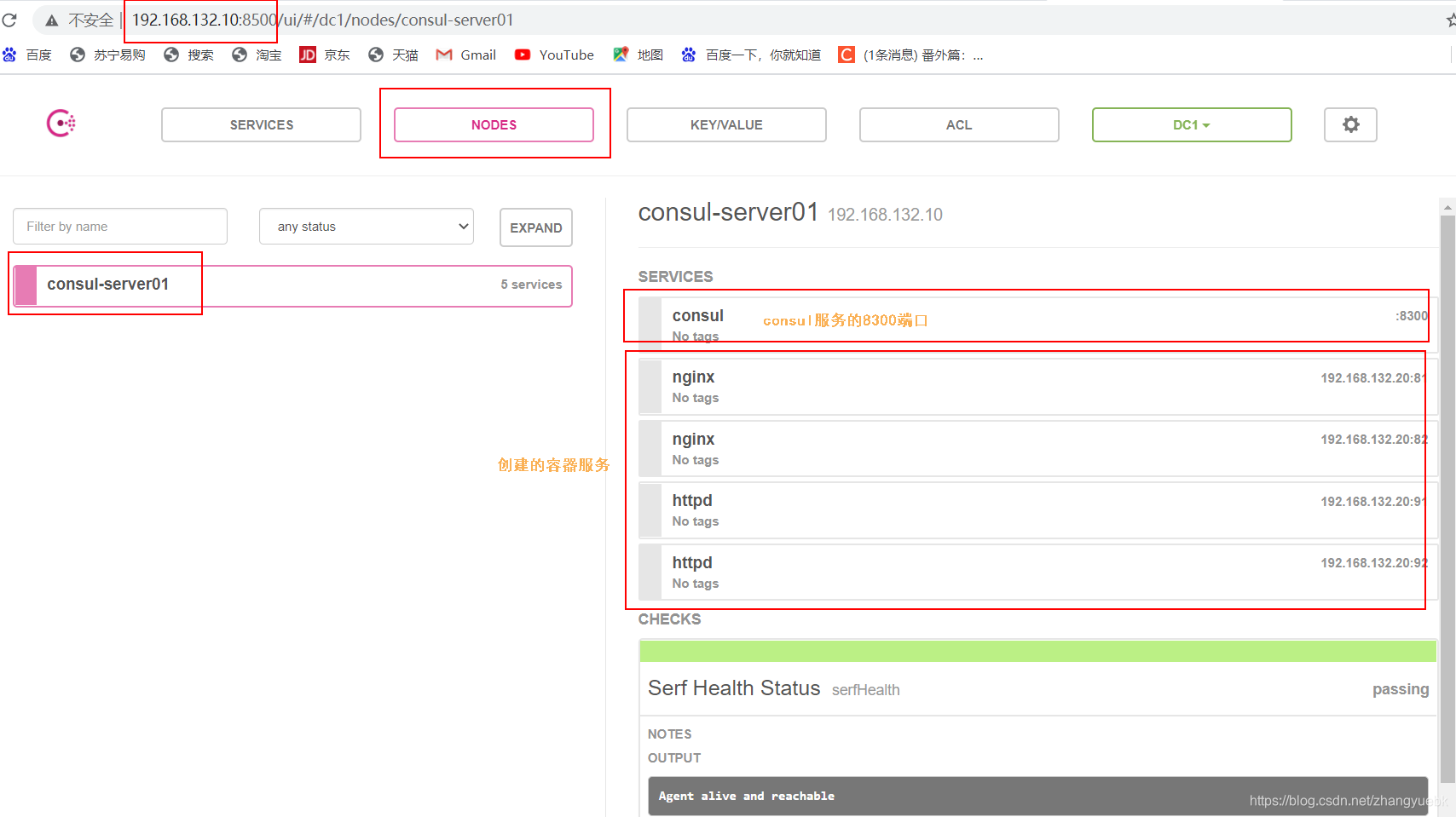 consul的客户端consuldocker